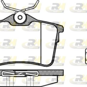 Set placute frana ROADHOUSE 21382.00 – PEOUGET | AutoRival