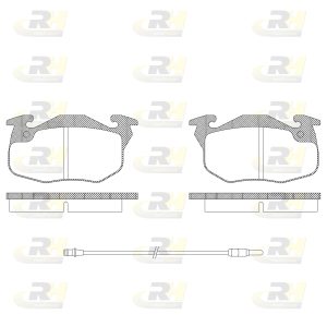Set placute frana ROADHOUSE 2192.12 – PEOUGET | AutoRival