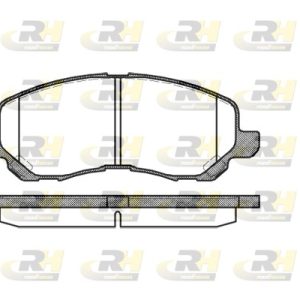 Set placute frana ROADHOUSE 2804.12 – PEOUGET | AutoRival