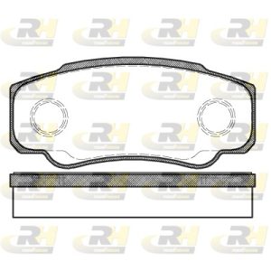 Set placute frana ROADHOUSE 2961.00 – PEOUGET | AutoRival