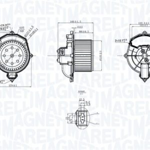 Ventilator habitaclu MAGNETI MARELLI 069412266010 – PEOUGET | AutoRival