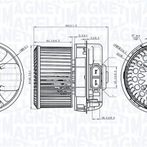 Ventilator habitaclu MAGNETI MARELLI 069412272010 – PEOUGET | AutoRival
