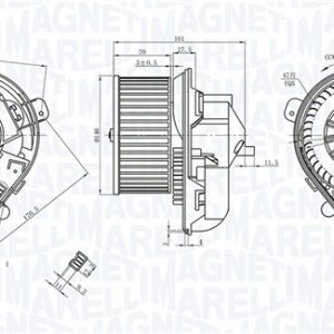 Ventilator habitaclu MAGNETI MARELLI 069412403010 – PEOUGET | AutoRival