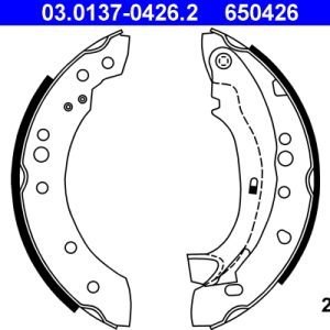 Set saboti frana ATE 03.0137-0426.2 – PEOUGET | AutoRival