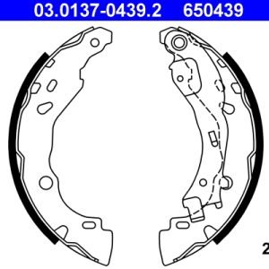 Set saboti frana ATE 03.0137-0439.2 – PEOUGET | AutoRival