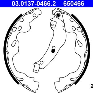 Set saboti frana ATE 03.0137-0466.2 – PEOUGET | AutoRival
