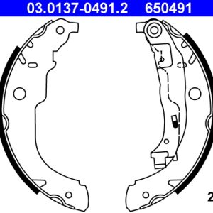 Set saboti frana ATE 03.0137-0491.2 – PEOUGET | AutoRival
