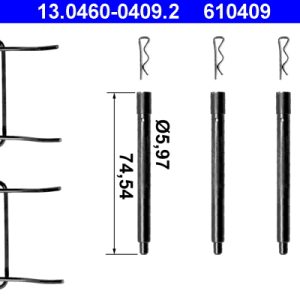Set accesorii placute frana ATE 13.0460-0409.2 – PEOUGET | AutoRival