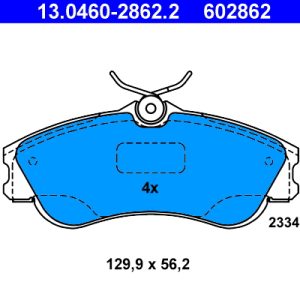 Set placute frana ATE 13.0460-2862.2 – PEOUGET | AutoRival