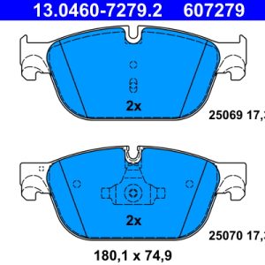 Set placute frana ATE 13.0460-7279.2 – PEOUGET | AutoRival