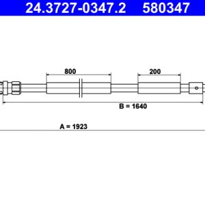 Cablu frana de parcare ATE 24.3727-0347.2 – PEOUGET | AutoRival