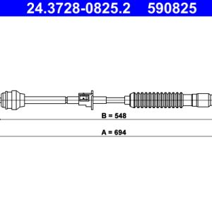 Cablu ambreiaj ATE 24.3728-0825.2 – PEOUGET | AutoRival