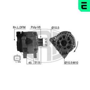 Alternator ERA 210538A – PEOUGET | AutoRival