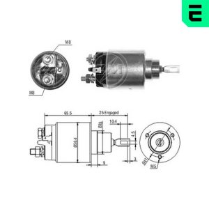 Solenoid electromotor ERA ZM2777 – PEOUGET | AutoRival