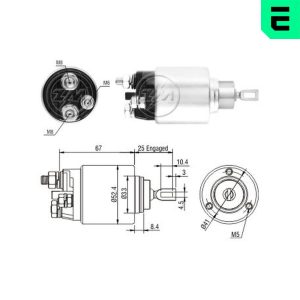 Solenoid electromotor ERA ZM3381 – PEOUGET | AutoRival