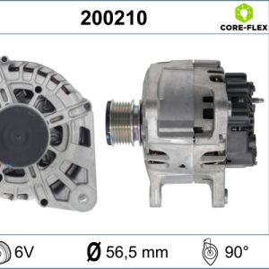 Alternator RENAULT THALIA II (LU_) 1.5 dCi diesel 85 cai VALEO 200210