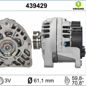 Alternator RENAULT TWINGO I (C06_) 1.2 16V (C06C, C06D, C06K) benzina 75 cai VALEO 439429