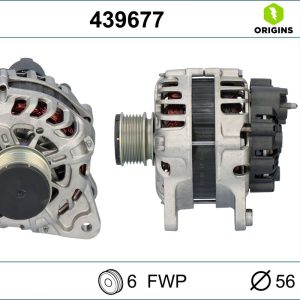 Alternator RENAULT KANGOO / GRAND KANGOO II (KW0/1_) 1.5 dCi diesel 106 cai VALEO 439677