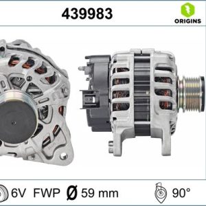 Alternator RENAULT MEGANE IV hatchback (B9A/M/N_) 1.5 Blue dCi 115 (B9A6) diesel 116 cai VALEO 439983