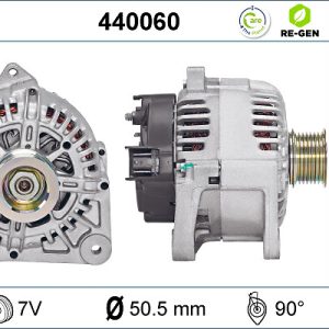 Alternator RENAULT MEGANE II combi (KM0/1_) 1.9 dCi (KMRG, KM1G, KM0G, KM2C) diesel 120 cai VALEO 440060