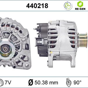 Alternator RENAULT MEGANE III cupe (DZ0/1_) 1.2 TCe (DZ2B, DZ11) benzina 116 cai VALEO 440218