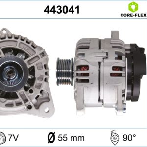 Alternator RENAULT CLIO III Grandtour (KR0/1_) 1.2 16V (KR0P) benzina 101 cai VALEO 443041