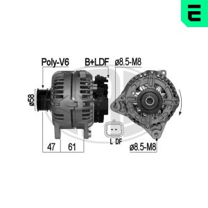 Alternator RENAULT MEGANE II (BM0/1_, CM0/1_) 1.4 16V benzina 82 cai ERA 209072A