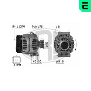 Alternator RENAULT KANGOO (KC0/1_) 1.4 (KC0C, KC0H, KC0B, KC0M) benzina 75 cai ERA 210001A