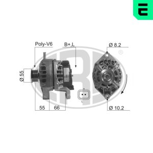 Alternator RENAULT KANGOO Express (FC0/1_) 1.9 dTi (FC0U) diesel 80 cai ERA 210223A
