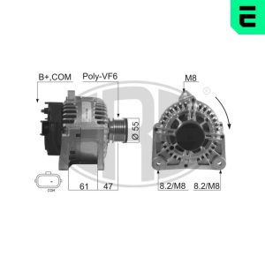 Alternator RENAULT CLIO III Grandtour (KR0/1_) 1.5 dCi (KR0G) diesel 68 cai ERA 210477A