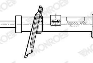 Amortizor RENAULT CLIO V (B7_) 1.5 Blue dCi 100 (B7AD) diesel 101 cai MONROE G7988