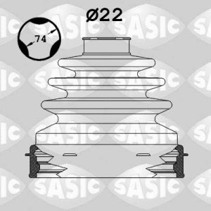 Ansamblu burduf articulatie planetara RENAULT GRAND SCENIC II (JM0/1_) 2.0 dCi (JM1K) diesel 150 cai SASIC 1904005