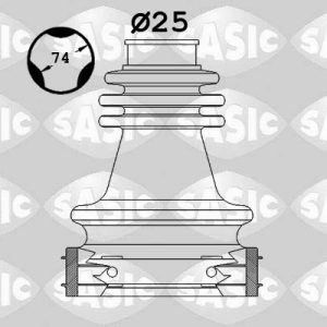 Ansamblu burduf articulatie planetara RENAULT MEGANE II (BM0/1_, CM0/1_) 2.0 dCi diesel 173 cai SASIC 1904048