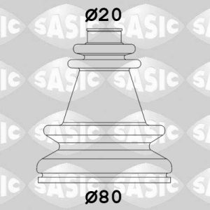 Ansamblu burduf articulatie planetara RENAULT 21 limuzina (L48_) 2.2 4x4 (L48K) benzina 107 cai SASIC 4003406