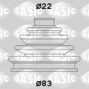 Ansamblu burduf articulatie planetara RENAULT TRAFIC bus (T_, P_, V_) 2.5 D 4x4 diesel 75 cai SASIC 4003437