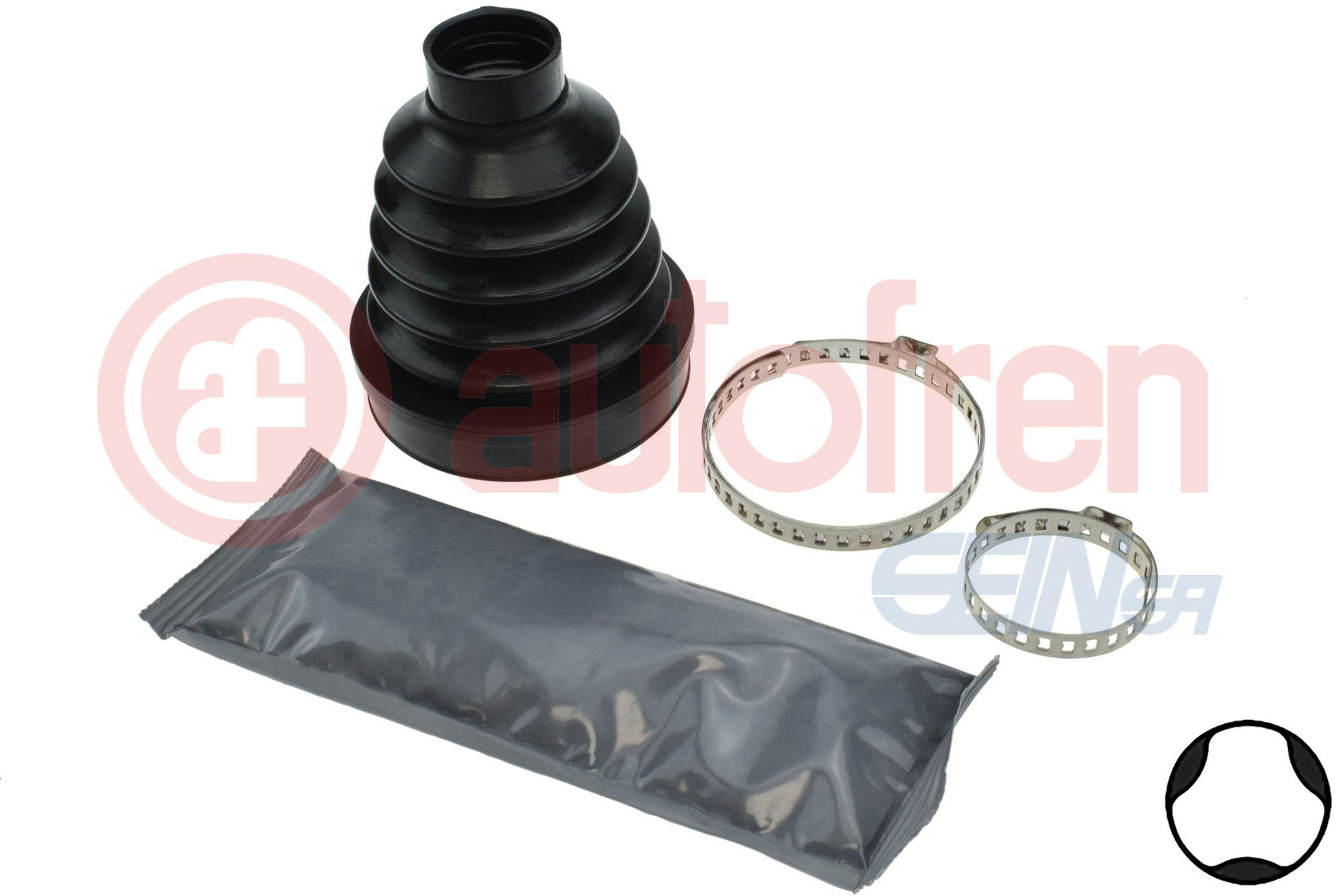 Ansamblu burduf articulatie planetara RENAULT MEGANE III cupe (DZ0/1_) 1.2 TCe (DZ16, DZ28) benzina 132 cai AUTOFREN SEINSA D8596T