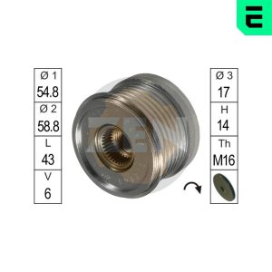 Fulie alternator ERA ZN5423 – RENAULT | AutoRival