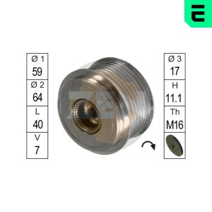 Fulie alternator ERA ZN5431 – RENAULT | AutoRival