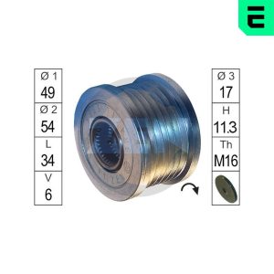 Fulie alternator ERA ZN5564 – RENAULT | AutoRival