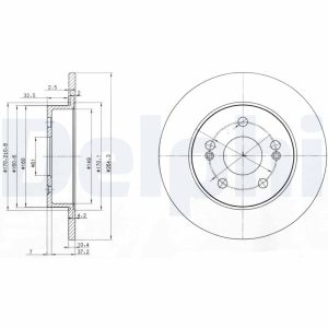 Disc frana DELPHI BG2698 – RENAULT | AutoRival