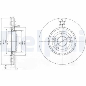 Disc frana DELPHI BG3685 – RENAULT | AutoRival