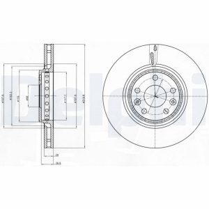 Disc frana DELPHI BG4266 – RENAULT | AutoRival