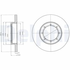 Disc frana DELPHI BG4344 – RENAULT | AutoRival
