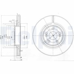 Disc frana DELPHI BG9016 – RENAULT | AutoRival