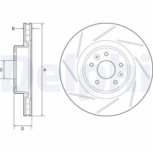 Disc frana DELPHI BG9224C – RENAULT | AutoRival