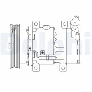 Compresor climatizare DELPHI CS20523 – RENAULT | AutoRival