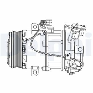Compresor climatizare DELPHI CS20550 – RENAULT | AutoRival