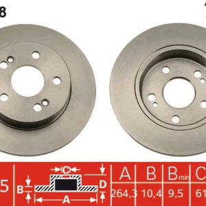 Disc frana TRW DF1028 – RENAULT | AutoRival