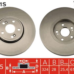 Disc frana TRW DF4231S – RENAULT | AutoRival