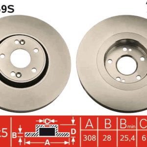 Disc frana TRW DF4259S – RENAULT | AutoRival